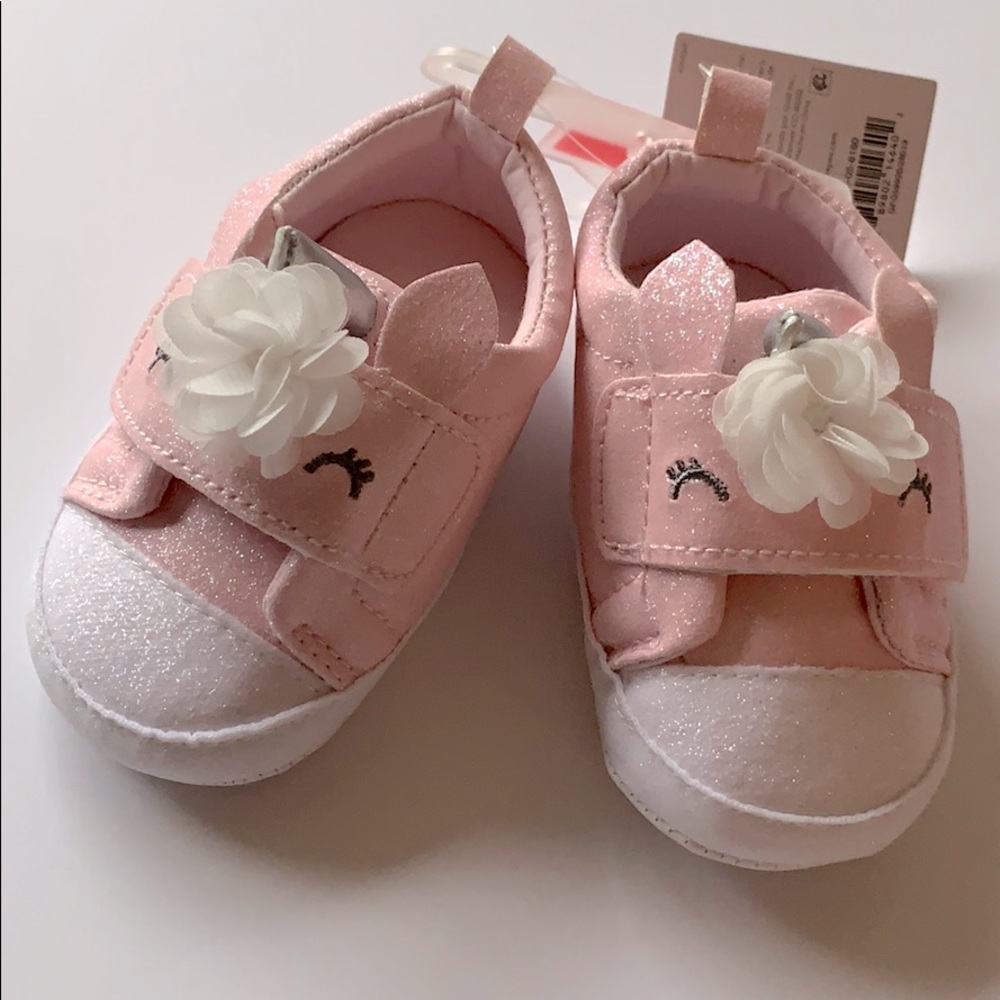 Unicorn Baby Girls Shoes - Size 3-6M